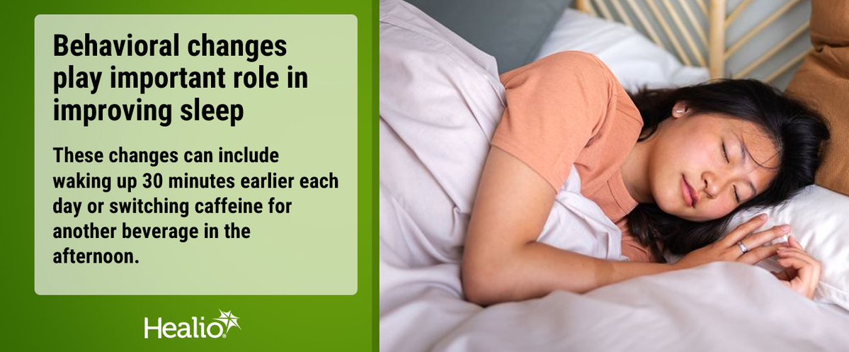 ‼️#ICYMI - Behavioral changes can improve #sleep, Dayna Lee-Baggley, PhD, said at <a href="/ACLifeMed/">American College of Lifestyle Medicine</a>’s meeting. 🚫☕

But choosing specific goals is important. Dr. Lee-Baggley recommended choosing a goal “you are almost certain you can do.” 🛌

healio.com/news/primary-c…