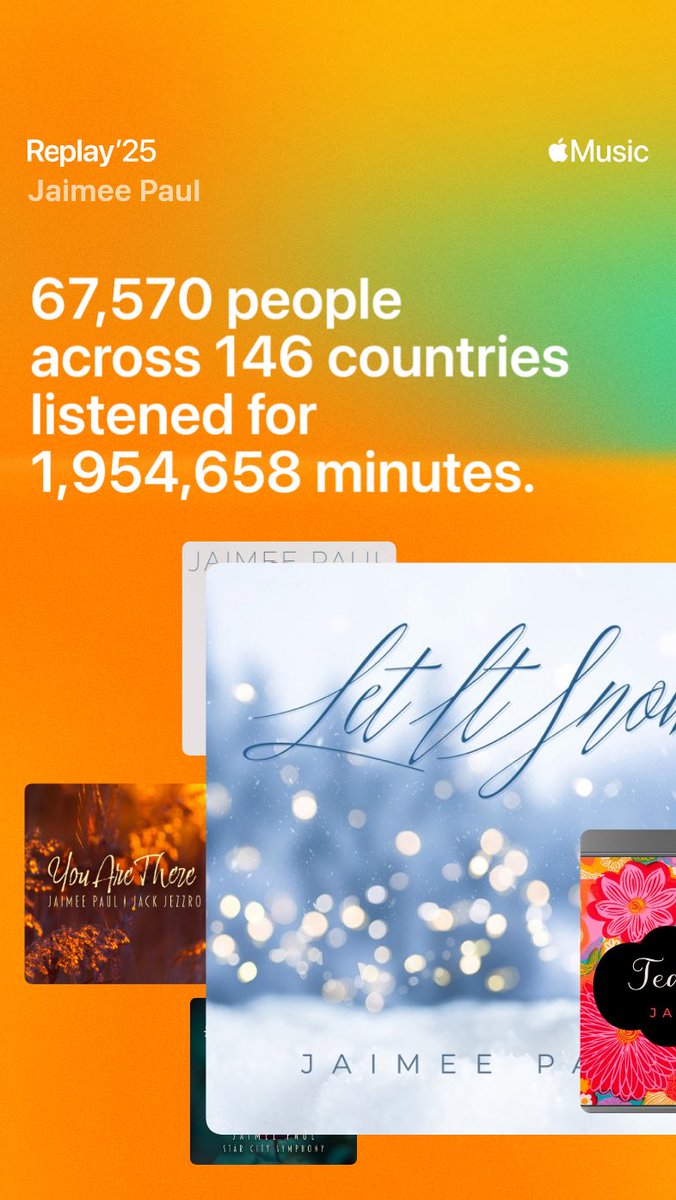 Hi friends!  Thanks for your support on Apple Music!  Follow me there to listen to my album The Gershwin Songbook and more. 

#jaimeepaul #applemusicreplay #applemusic #thegershwinsongbook #greenhillmusic #vocalist