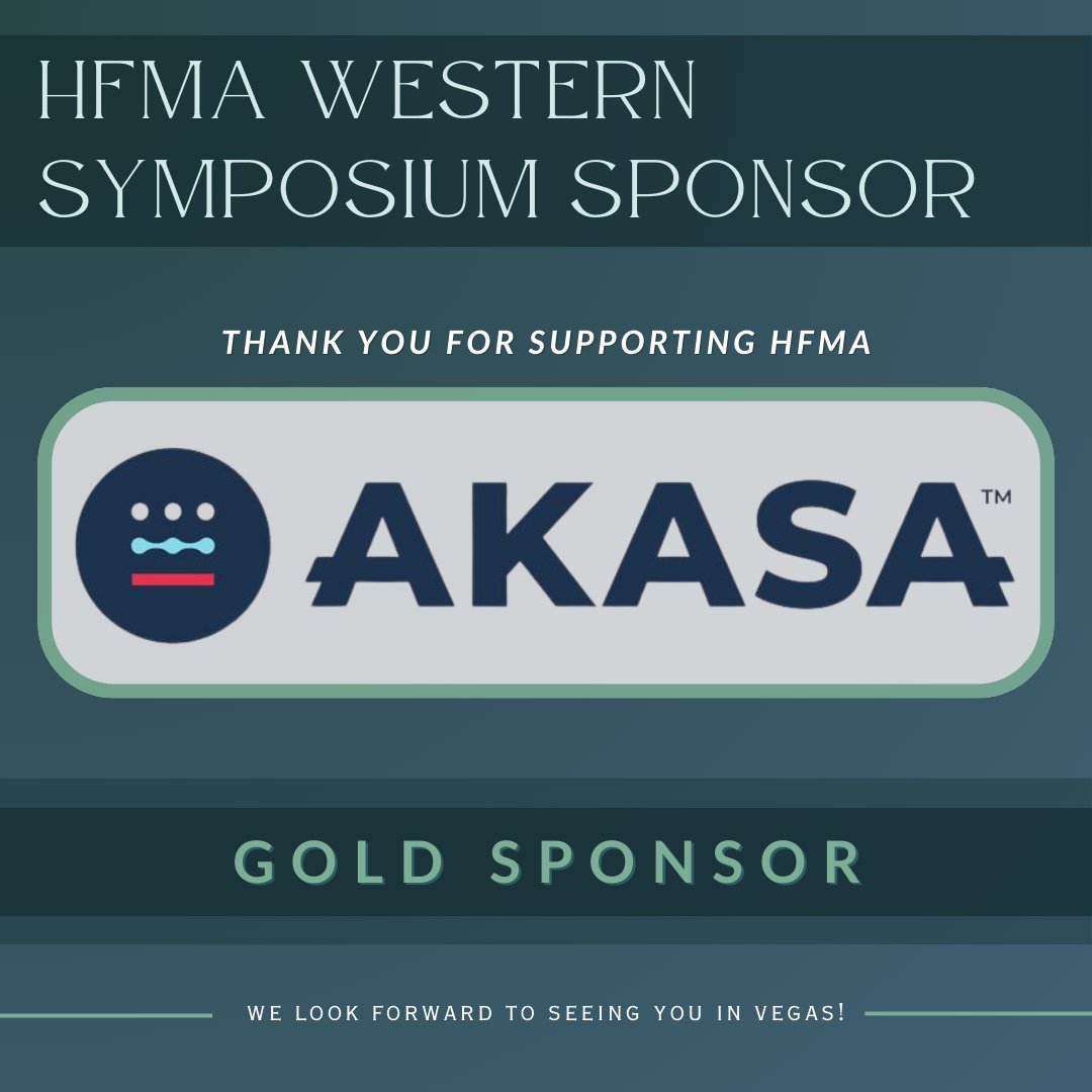 ✨ We’re thrilled to spotlight Gold Sponsor AKASA at the 2026 HFMA Western Symposium! ✨

By transforming complex clinical data into clear, actionable insights, AKASA empowers revenue cycle teams to improve accuracy, strengthen compliance, and protect margins.

Visit Booth 215!