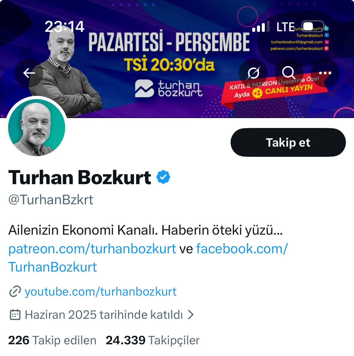 Kemalist olduğunu iddia eden Nasuh Mahruki Fetullahçı Terör Örgütü propagandasına devam ediyor. Nasuh Mahruki bugün de firari FETÖ’cü Turhan Bozkurt’u paylaştı.
<a href="/nasuhmahruki/">Nasuh Mahruki</a>
