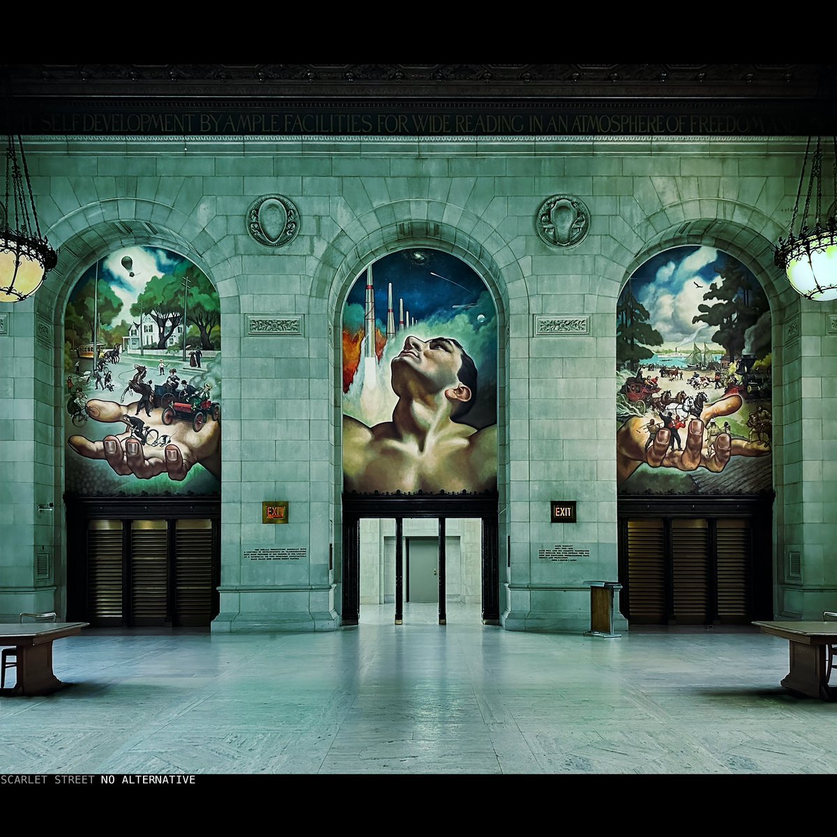 One of these days we will log off for the last time and you will never see or hear from us again. 

In the mean time, enjoy streaming NO ALTERNATIVE by Scarlet Street