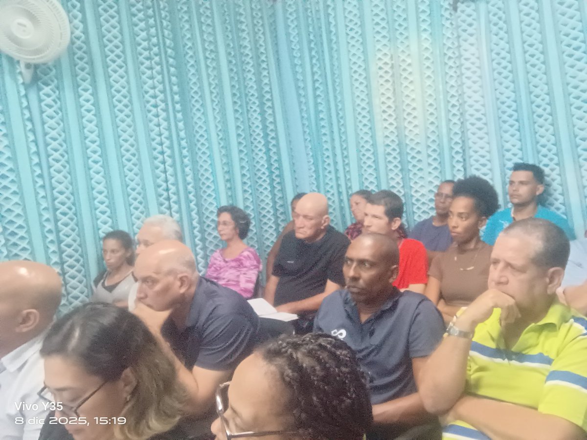 Desarrolla el Centro Meteorológico de #Cienfuegos Balance de trabajo del año 2025. Declaradas las debilidades, retos y proyecciones para el año 2026. Colectivo comprometido con la información meteorológica de calidad para la sociedad. <a href="/ArmandoRguezB/">Armando</a>  <a href="/CitmacfgDeleg/">Delegada CITMA Cienfuegos</a> <a href="/citmacuba/">Ministerio de Ciencia, Tecnología y Medio Ambiente</a>