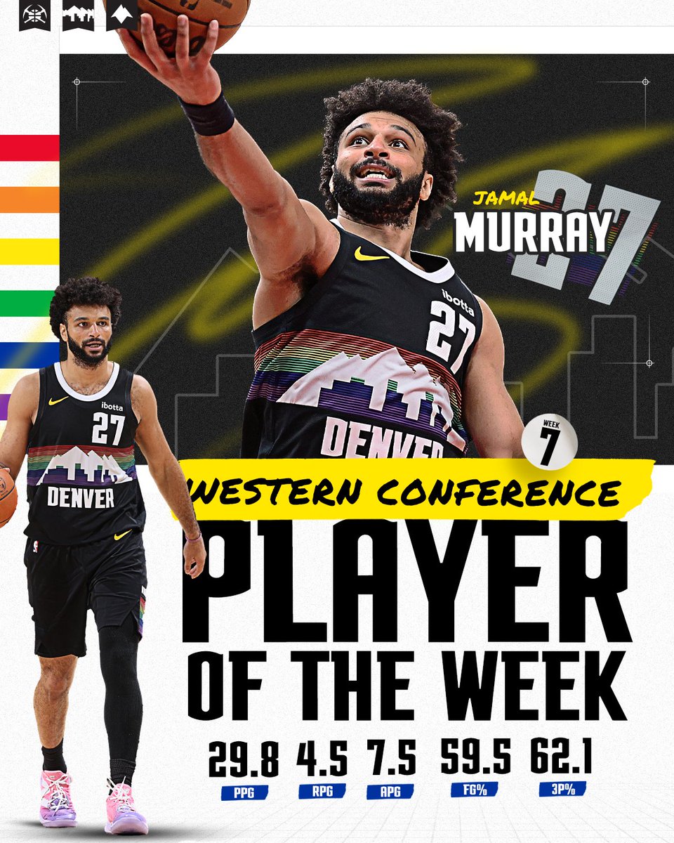 An incredible week of an incredible season 🏹️
Jamal wins his first Player of the Week award!