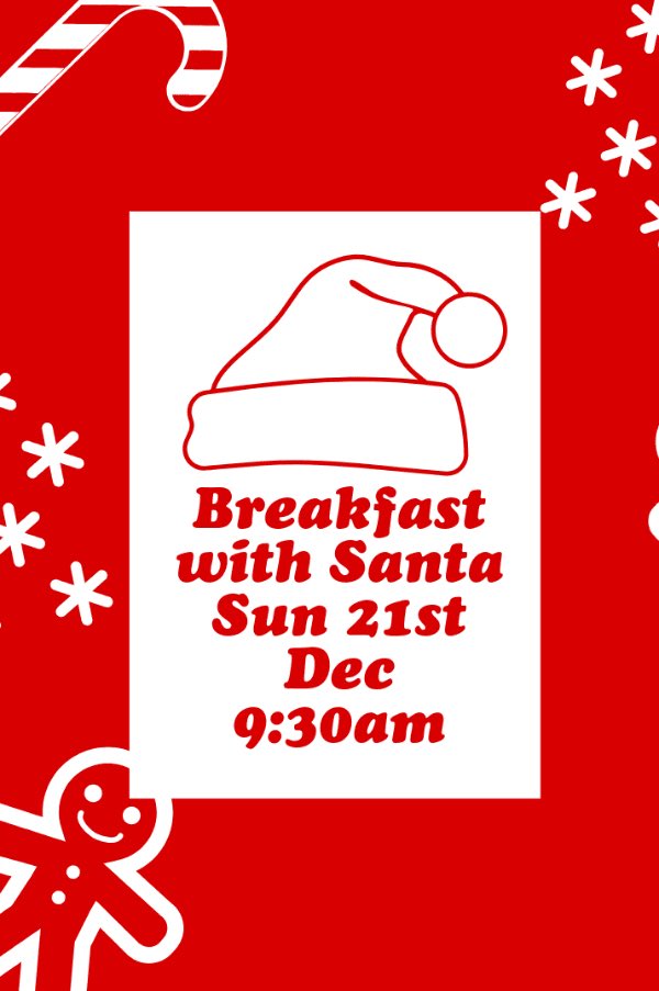 We have a limited amount of tickets left. Book via ticketsource.co.uk/kenley-memoria…
If you click on the title “Breakfast with Santa” you will find the information for the event!