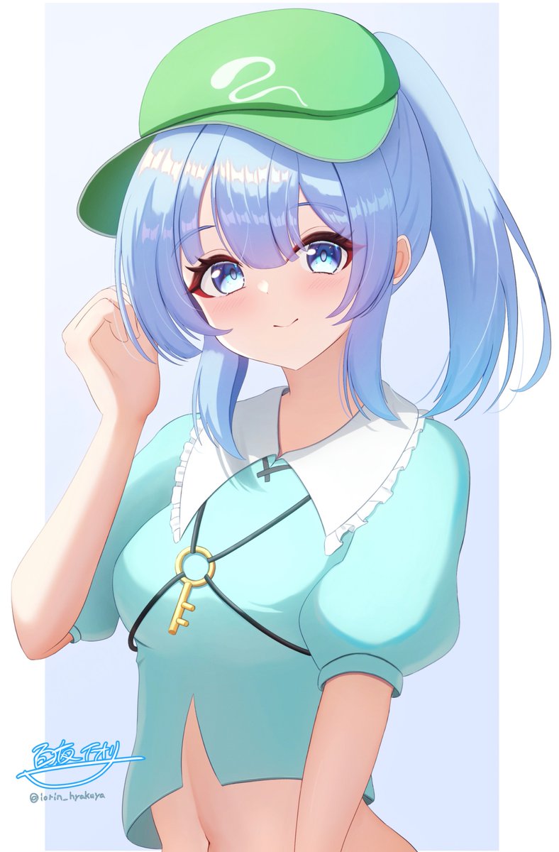 ポニテにしてみたにとりちゃん