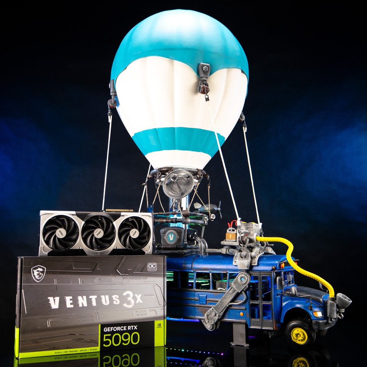 XPCMTeam's tweet image. Fortnite Bus PC build by @CzugA  

#pcbuild #pcsetup #pcmodding #gamingpc #custompc #xpcm #watercooling #customloop #fortnite #msi