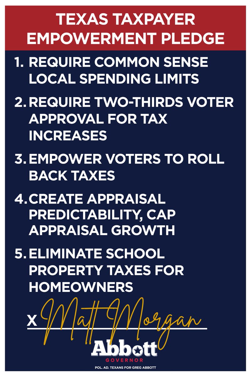 AbbottCampaign's tweet image. Thank you to @DavidLowe4Texas and @morgan4texas for your support to provide meaningful tax relief for everyday Texans. 

Together, we are making the future of Texas brighter.