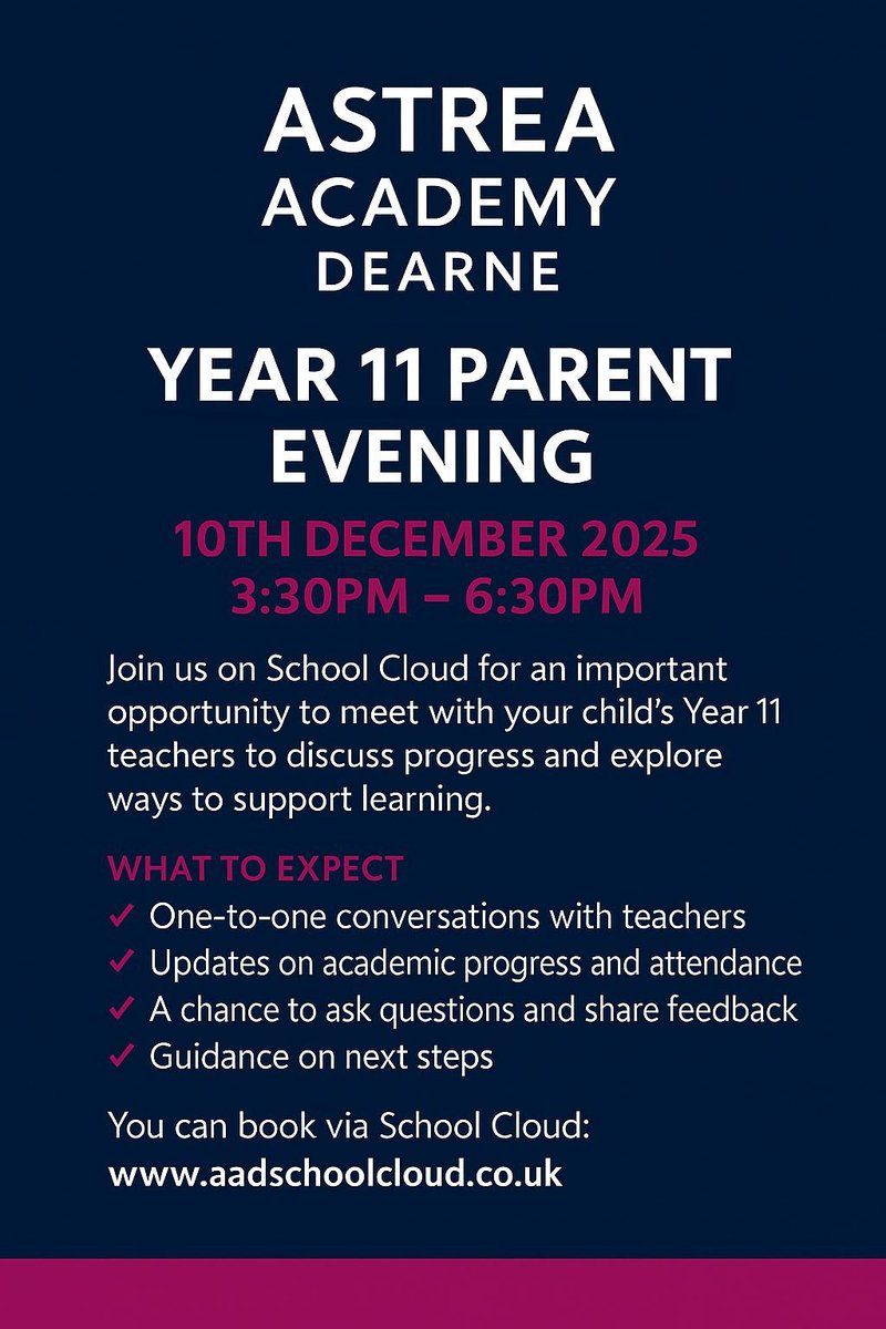 Astrea Academy Dearne tweet media