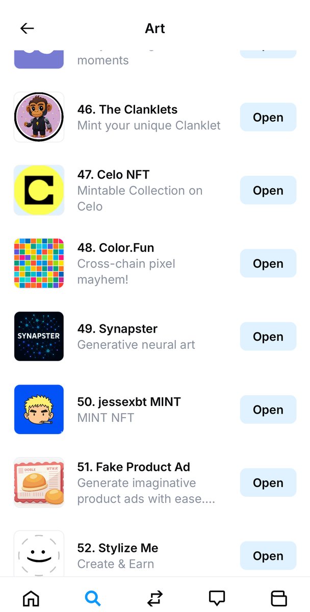 We are up to number 48 on the Art category leaderboard on the <a href="/baseapp/">Base App</a>