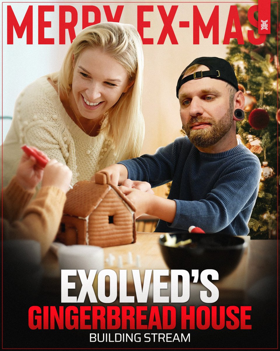 ExolvedEsports's tweet image. TOMORROW WE GOT A BANGER STREAM

Ex-Mas is here!

We kick it off with our first ever, ginger bread house building stream! Join our founder in VC as many on staff will also be joining to show off their handy work!

This one will be a blast!

8pm est on our Twitch Channel!
