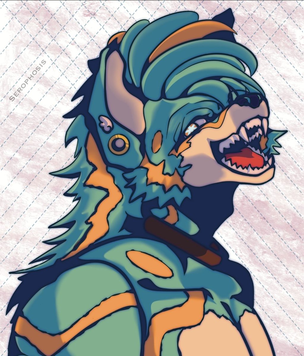 Render and style practice with my blue dog boy who I'm yet to name 🥀

#furry #OC