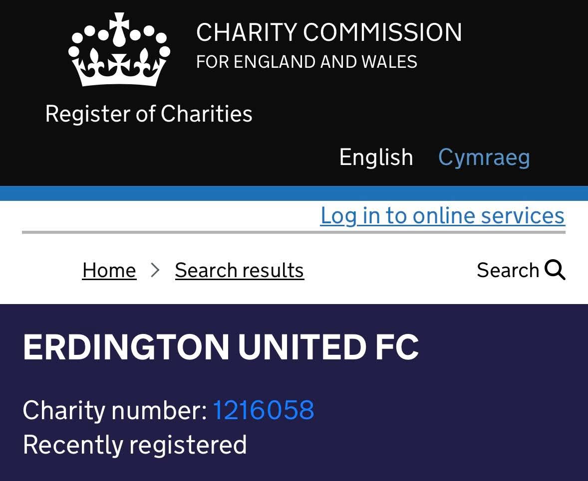 ErdingtonU's tweet photo. 💙ANNOUNCEMENT🤍
Absolutely delighted to announce we have officially been recognised as a charitable organisation with the Charity Commission!
Lots of hard work behind the scenes but this finally allows us to serve our community in both sport & education aspects! #BigSteps 💙 https://t.co/N9OOpTjcZO