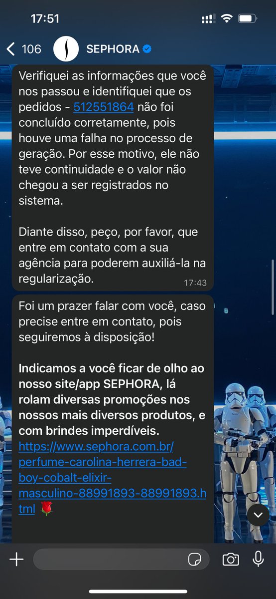 millronconi's tweet photo. @sephorabrasil ACABARAM COM MEU DIA! Estou há meses esperando reposição de um produto, comprei assim que foi reposto. O pedido consta como feito, não há nenhuma informação de cancelamento ou não processamento. 
EU QUERO MEU PRODUTO!
A cobrança está no meu cartão, vocês se virem! https://t.co/4mAsA9YSWZ