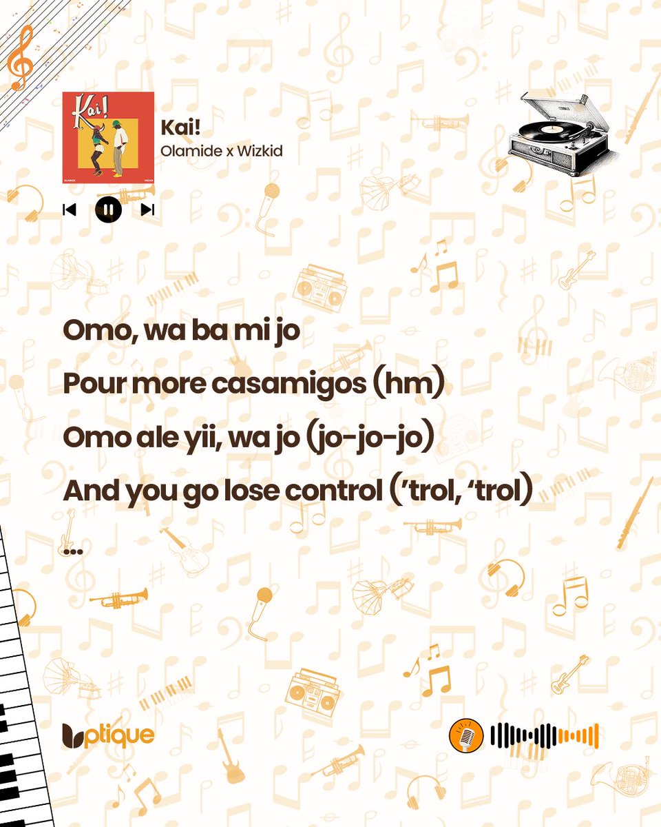 Here’s one song from the Uptique Music Catalogue🎶

Kai! Is definitely on our most played Wrapped! 

#uptiquemusic #africanmusic #olamide #wrapped #catalogue #music #afrobeats #explore