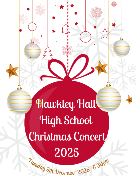 HawkleyHHS's tweet photo. 🎶✨ Hawkley Hall High School Christmas Concert 2025 ✨🎶

Get ready to celebrate the season with music and holiday cheer! 

Expect an excellent concert full of unique performances and a sprinkle of Christmas magic from our talented students. https://t.co/LrURGFcWXH