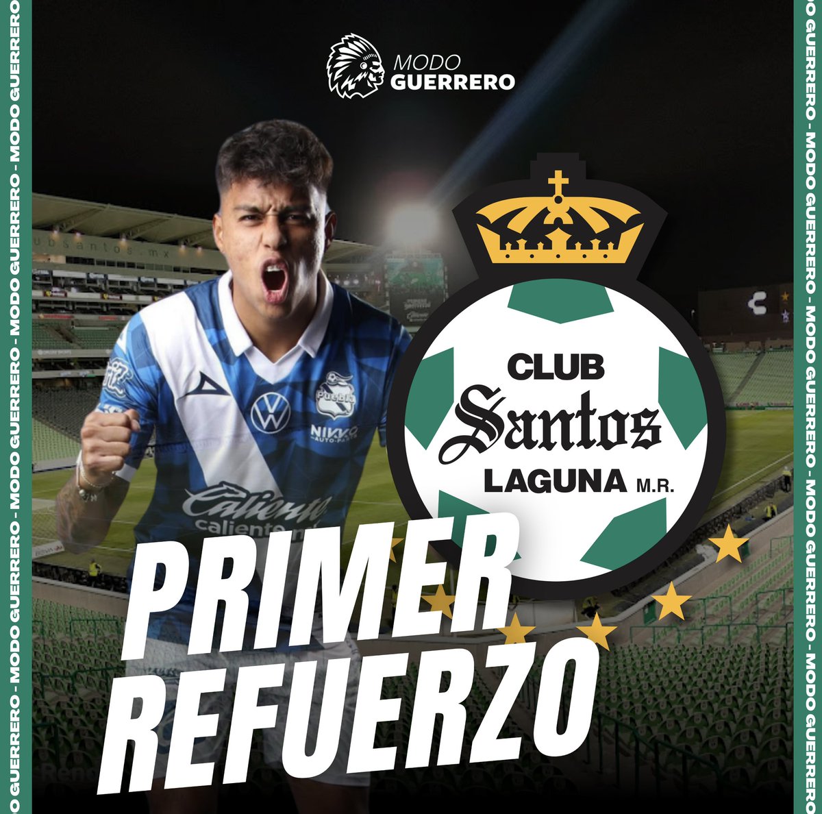 ⚔️ | El defensa central Efraín Orona, de 26 años y mundialista Sub-20, estaría muy cerca de convertirse en nuevo refuerzo de Santos Laguna. 

El jugador, con trayectoria en Pachuca, Mazatlán, Atlético de San Luis y Puebla, llegaría en calidad de préstamo.

#ModoGuerrero🇳🇬