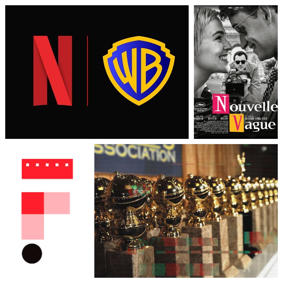 Hoy es lunes de podcast, pero esta vez, por única ocasión, iniciaremos a las 8:30 PM

-¿Quién se queda con Warner, Netflix o Paramount?
-Los nominados a los Golden Globes.
-El Avengers cinéfilo: la #NouvelleVague se reúne en la nueva de Linklater.

HOY, 8:30PM, por nuestro canal