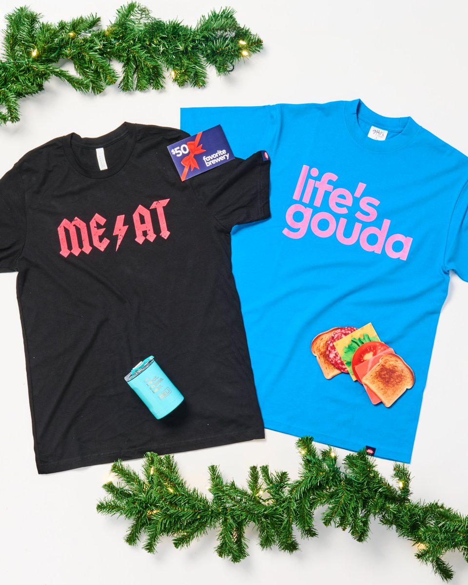 DietzandWatson's tweet image. This holiday season we’re GIVING AWAY our favorite jawns! Our “Tidings of Meat &amp;amp; Brew &amp;amp; Cheese” prize features meaty, cheesy t-shirts, coasters, a koozie, and a gift card for your favorite pairing beverage. Follow us and like this post for a chance to win. dietzandwatson.com/holidayjawns