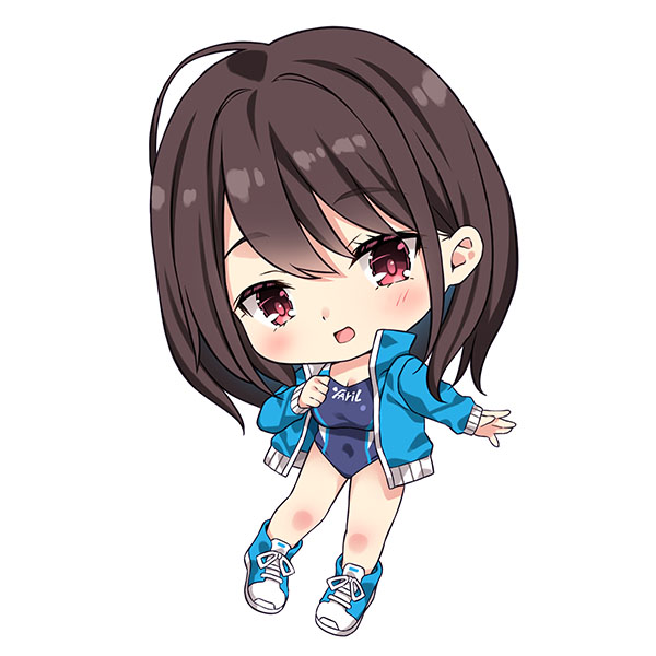 水泳部ちゃんミニキャラ