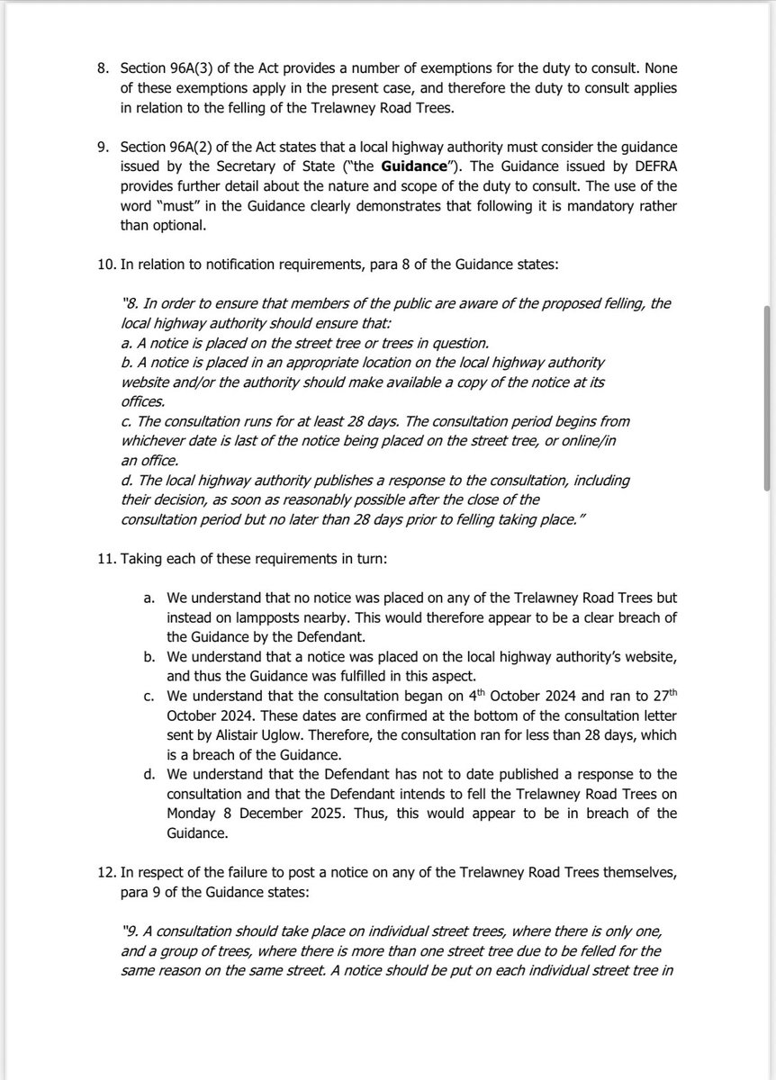 paulpowlesland's tweet image. I have been advising the local tree protesters throughout the year &amp;amp; it is evident that the Council are breaking the law. Full details are in the solicitors letter sent to the council on Friday. In short, after tree felling by councils that turned places like Sheffield into…