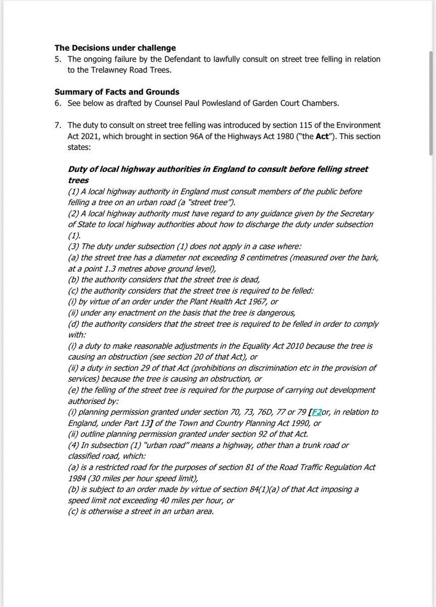 paulpowlesland's tweet image. I have been advising the local tree protesters throughout the year &amp;amp; it is evident that the Council are breaking the law. Full details are in the solicitors letter sent to the council on Friday. In short, after tree felling by councils that turned places like Sheffield into…