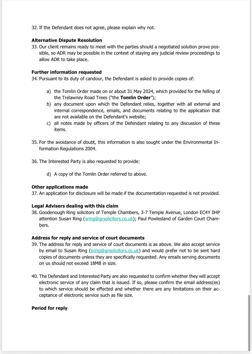 paulpowlesland's tweet image. Here is the remainder of the solicitors letter. Although the law was clearly on the side of local residents, the council was determined to press ahead, apparently in order to keep their dodgy out of court settlement private.  Local residents could not raise (in a single weekend)…