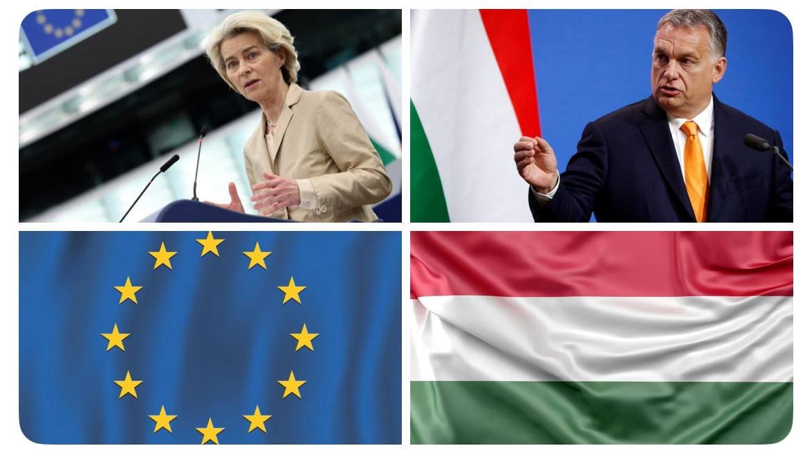 springfield1952's tweet image. HONGARIJE KRIJGT EEN HALF MILJARD BOETE VOOR HET NIET TOELATEN VAN MIGRANTEN

De EU heeft Hongarije zojuist een boete van € 500 miljoen opgelegd omdat het zich niet aan de migratieregels hield.

Ontmantel de EU! Laat elk land zelf bepalen wie het binnenlaat!