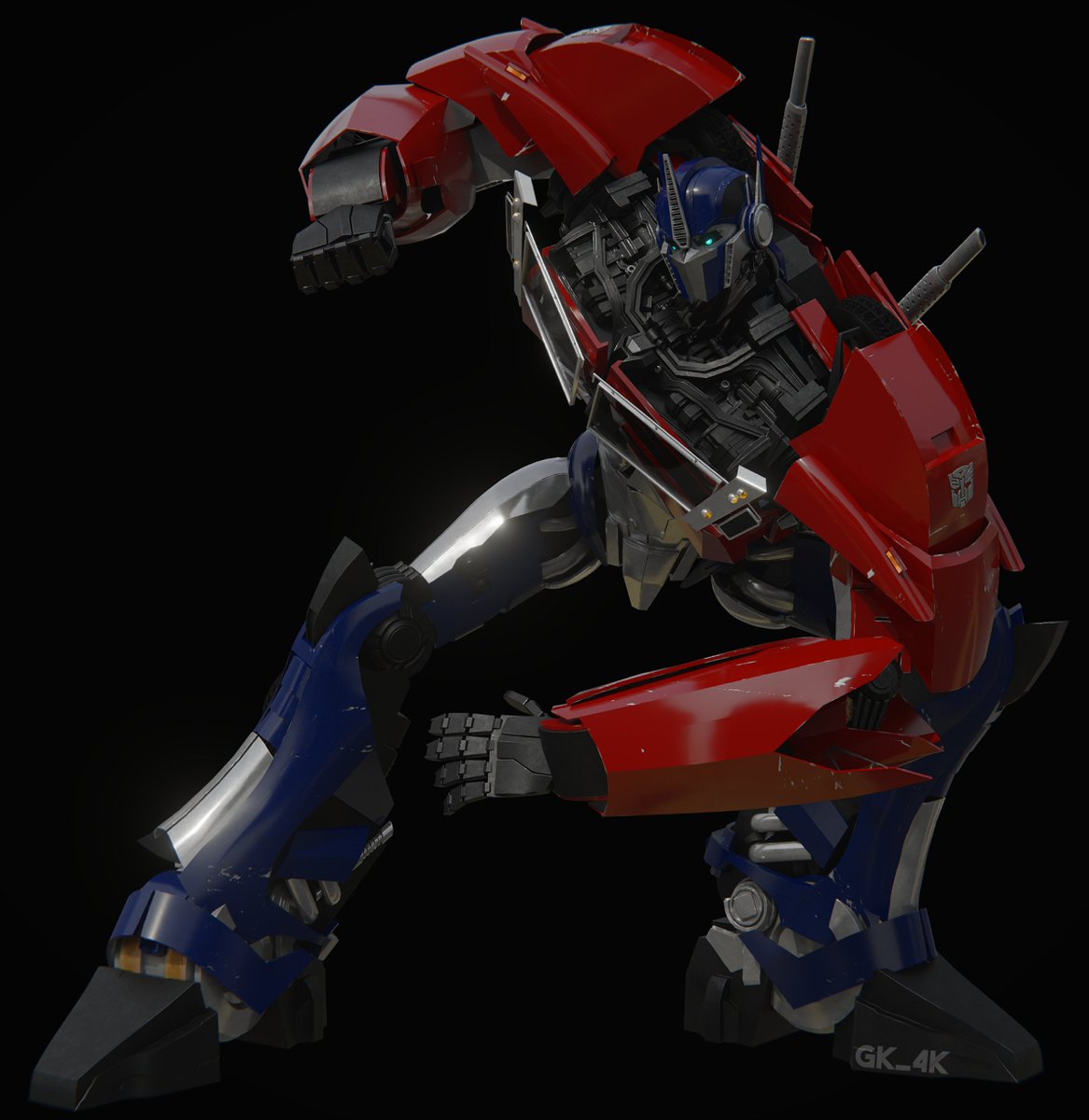 This (unfortunately) iconic Optimus Prime pose

drop some pose suggestions and ill do them #Transformers