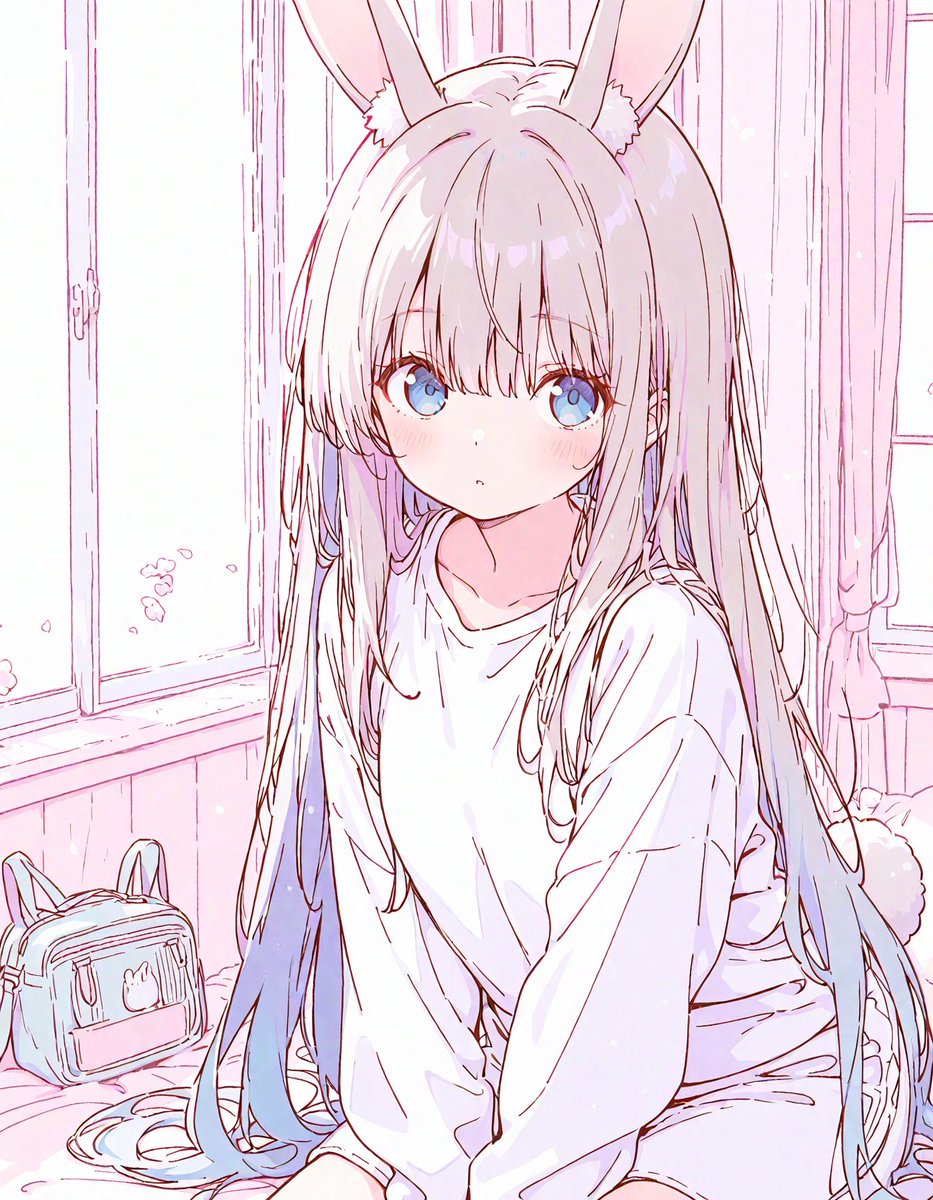 おはようございます🐰 今日もよろしくお願いします🐰🐇 #AIイラスト #AIart