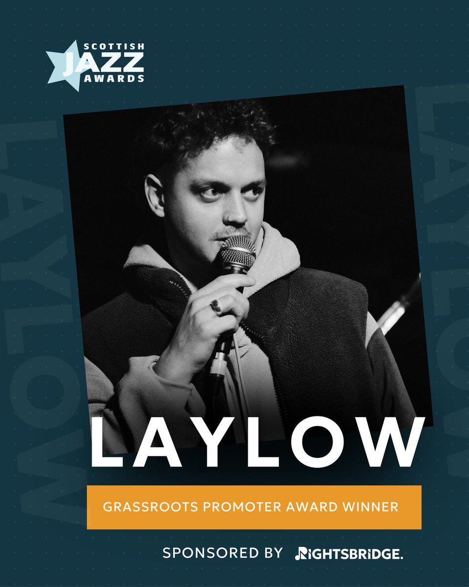 Huge congrats to LayLow on winning the Grassroots Promoter Award at @glasgowjazzfest 🎷🥇

Glasgow has a long tradition of nurturing emerging jazz talent. And LayLow has quickly become the city's newest hotspot for accommodating opportunities that drive the scene forward.