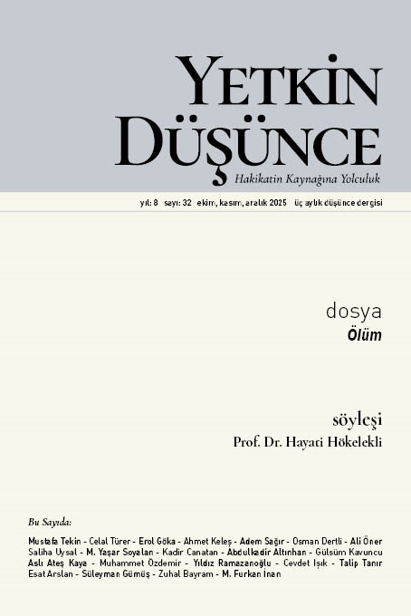32. Sayımız baskıya gitti..
“Ölüm” Dosyası
Ölüm, insanlık tarihinin en eski sorusu, en derin sessizliği ve en güçlü öğretmenidir. 
Bu sayıda ölümün yalnızca bir son değil, aynı zamanda bir başlangıç, bir ayna, bir dönüşüm imkânı olduğu düşüncesi üzerine eğiliyoruz.