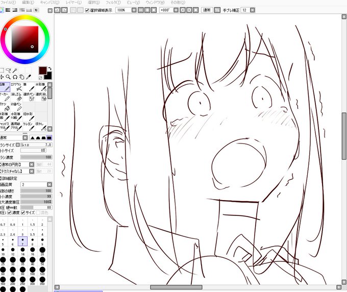 表情が決まらなくて試行錯誤なう^q^ ってなわけ(?)で、早朝作業終わり!^q^ 