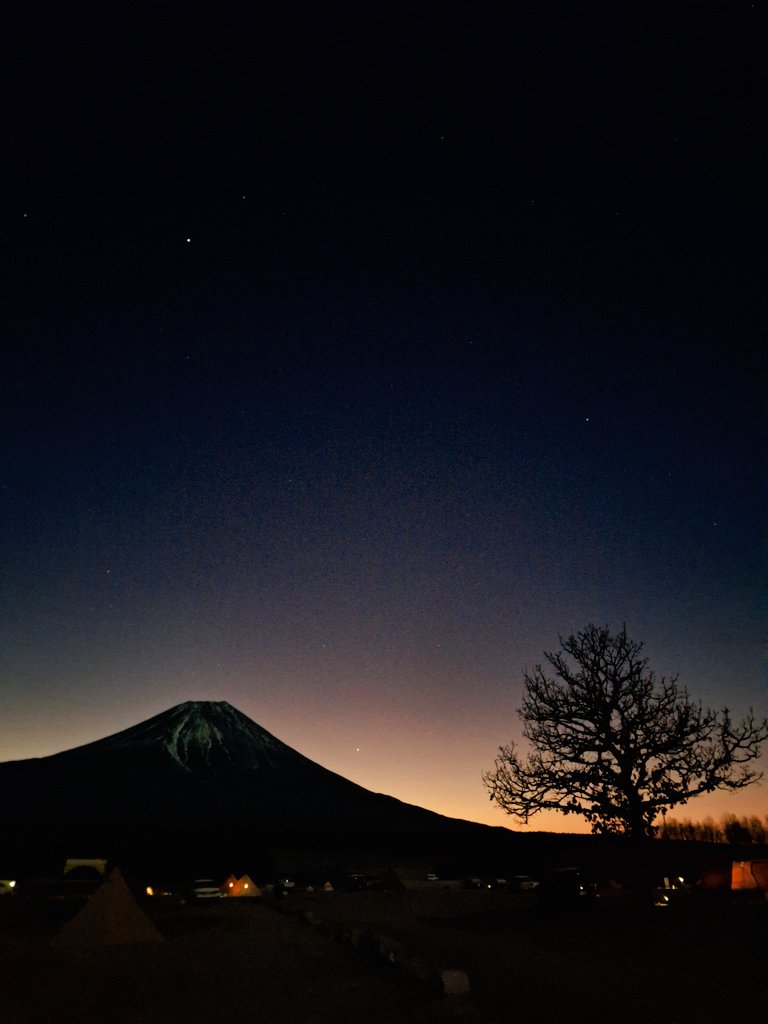 木星が月に急接近した夜