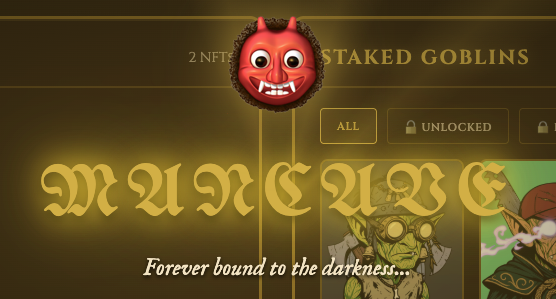 MacedonianSol's tweet image. GNAK GNAK SHREEEE!! 💀

Me just MANCAVED 2 Goblins!! MANCAVE claimed me soul!! 💀

@thatgoblins #Goblins #MANCAVE #Solana