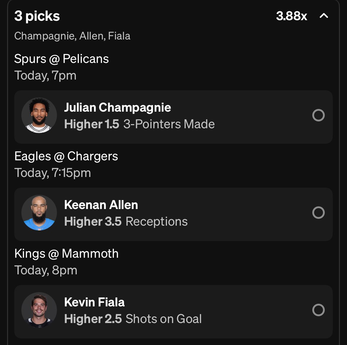 CoinofCollect's tweet image. Love this line up for the day! Prop stats showing head to head for fiala and julian. 2025 season for Allen. 
Let’s cash this shit!!!!