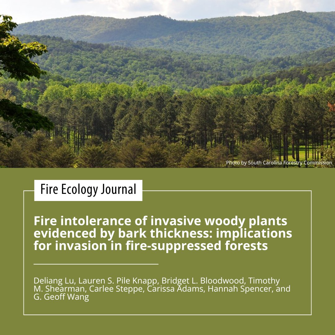 Association for Fire Ecology tweet media