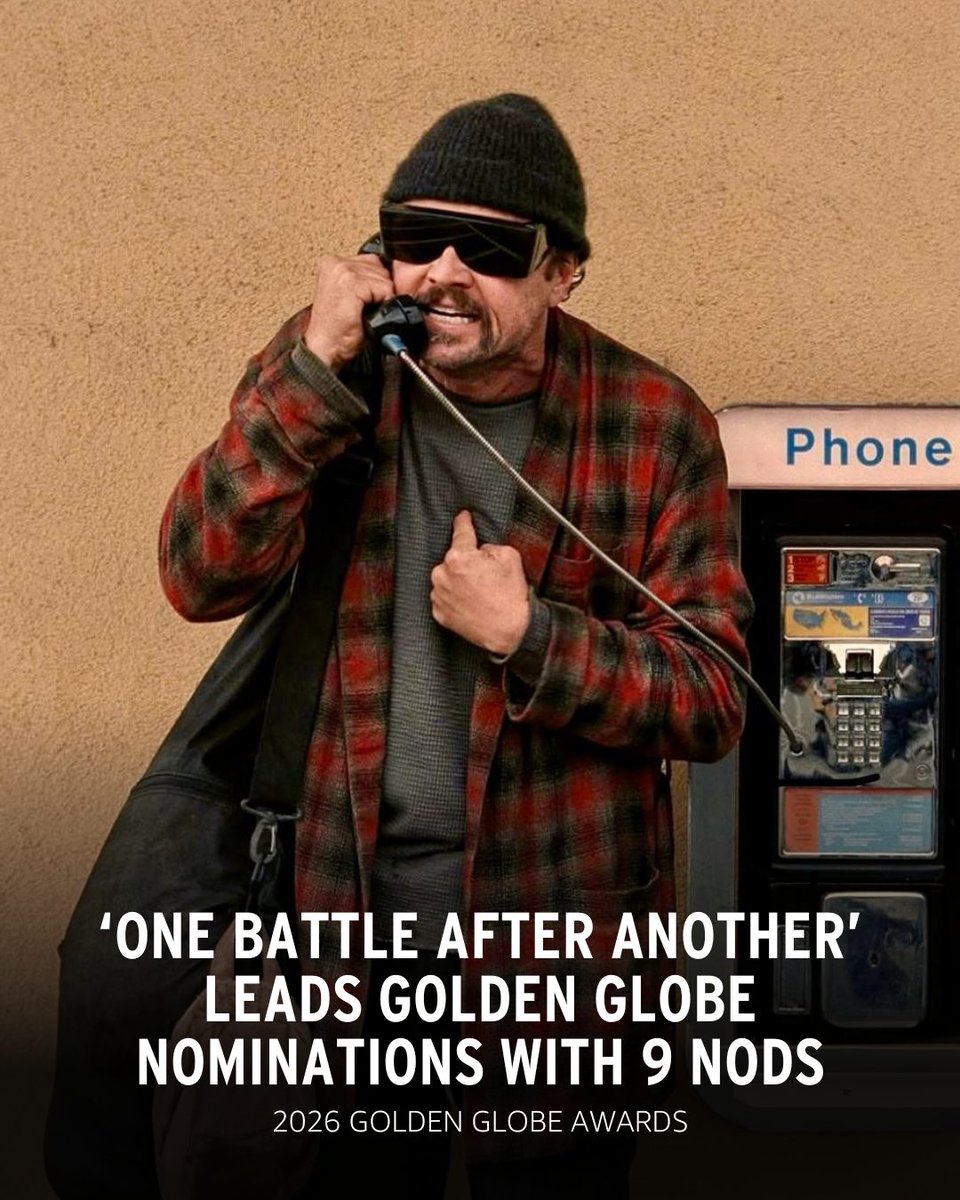 IMDb's tweet image. Paul Thomas Anderson's dark comedy dominated film noms for the 2026 #GoldenGlobes with 9 nominations, while The White Lotus topped TV with 6 nods. 

See all of the nominations: imdb.visitlink.me/0LDOhx