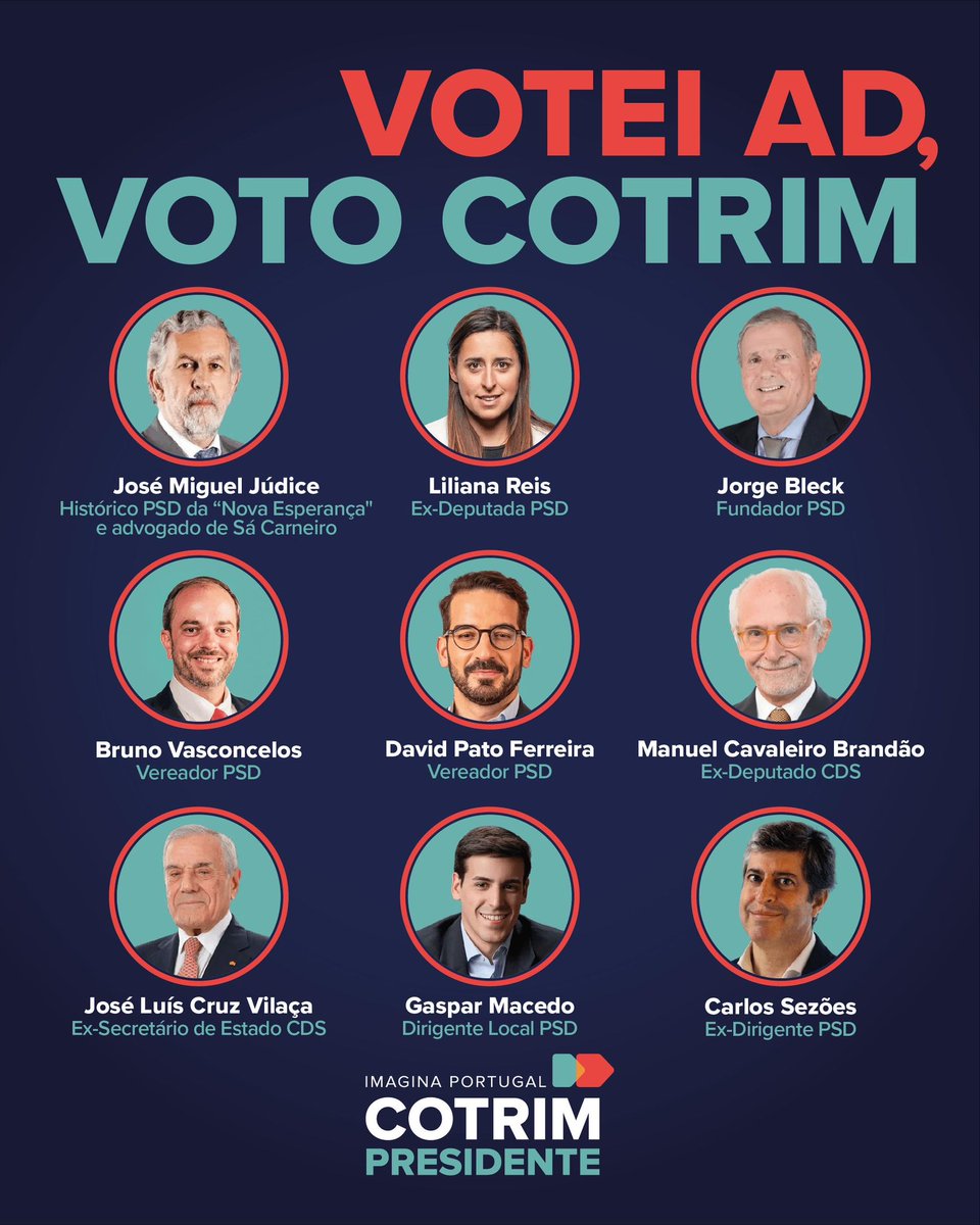 🇵🇹 VOTASTE AD E VOTAS COTRIM?

CADA VEZ SOMOS MAIS!