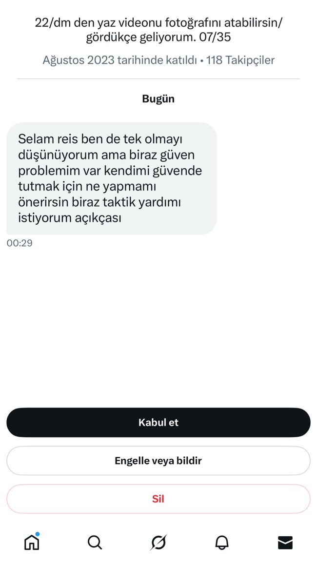 Sana güvenmeyene güvenme… güven verirken güven al. Net ol dürüst ol.