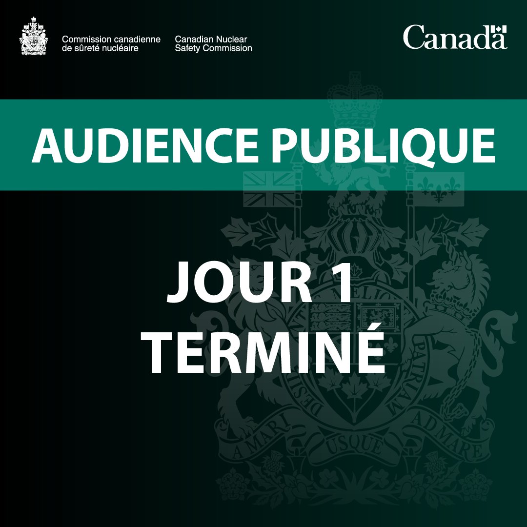 Le jour 1 de l’audience de la Commission sur le projet de mine et d’usine de concentration d’uranium Wheeler River proposé par <a href="/DenisonMinesCo/">Denison Mines Corp.</a> est terminé.

Soyez des nôtres demain à 9h (HC) pour le jour 2.