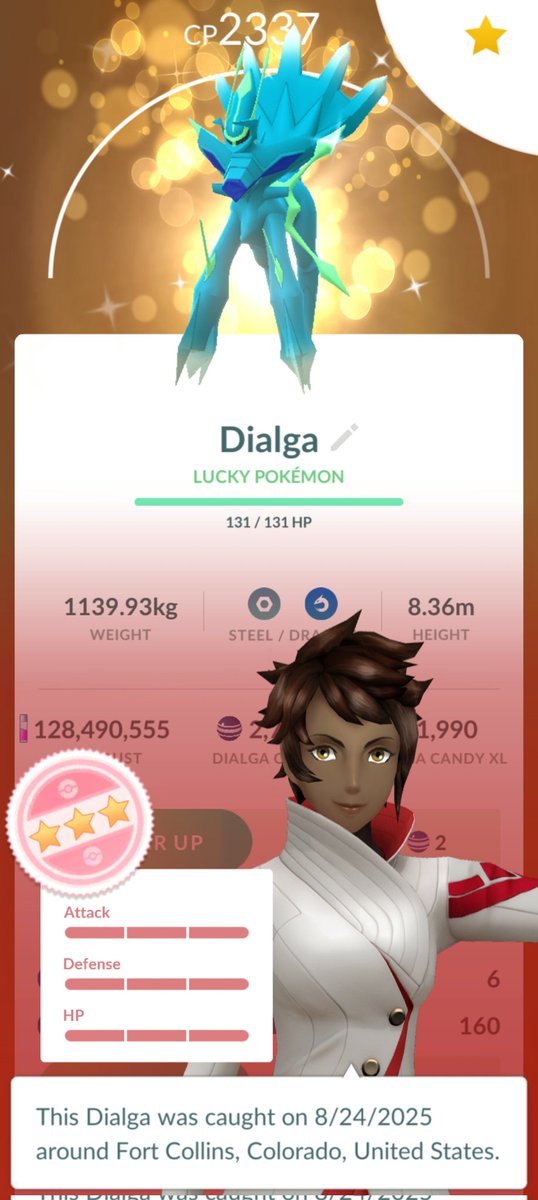 FillainPoGo's tweet image. Future "Forever Friend" gifted me a shundo for my birthday, with Roar of Time too! Thanks for the trade 🤩

#pokemongo #shundo #foreverfriends