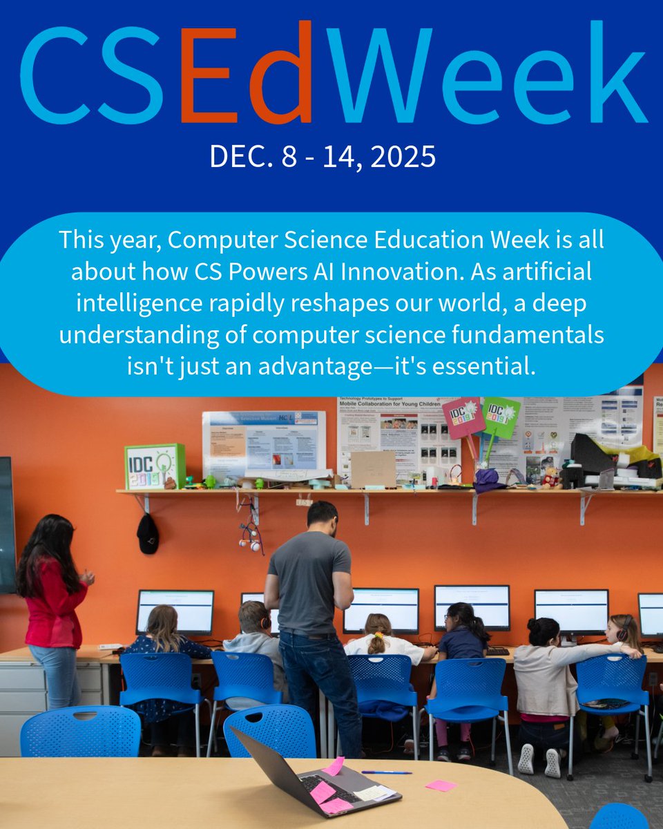 boisestatecs's tweet image. Get involved this week and help inspire K-12 students to learn computer science, advocate for equity in computer science education, and celebrate the contributions of students, teachers, and partners in the field.

#csedweek #hourofcode #hourofai  #aiscience  #BoiseState  #boise