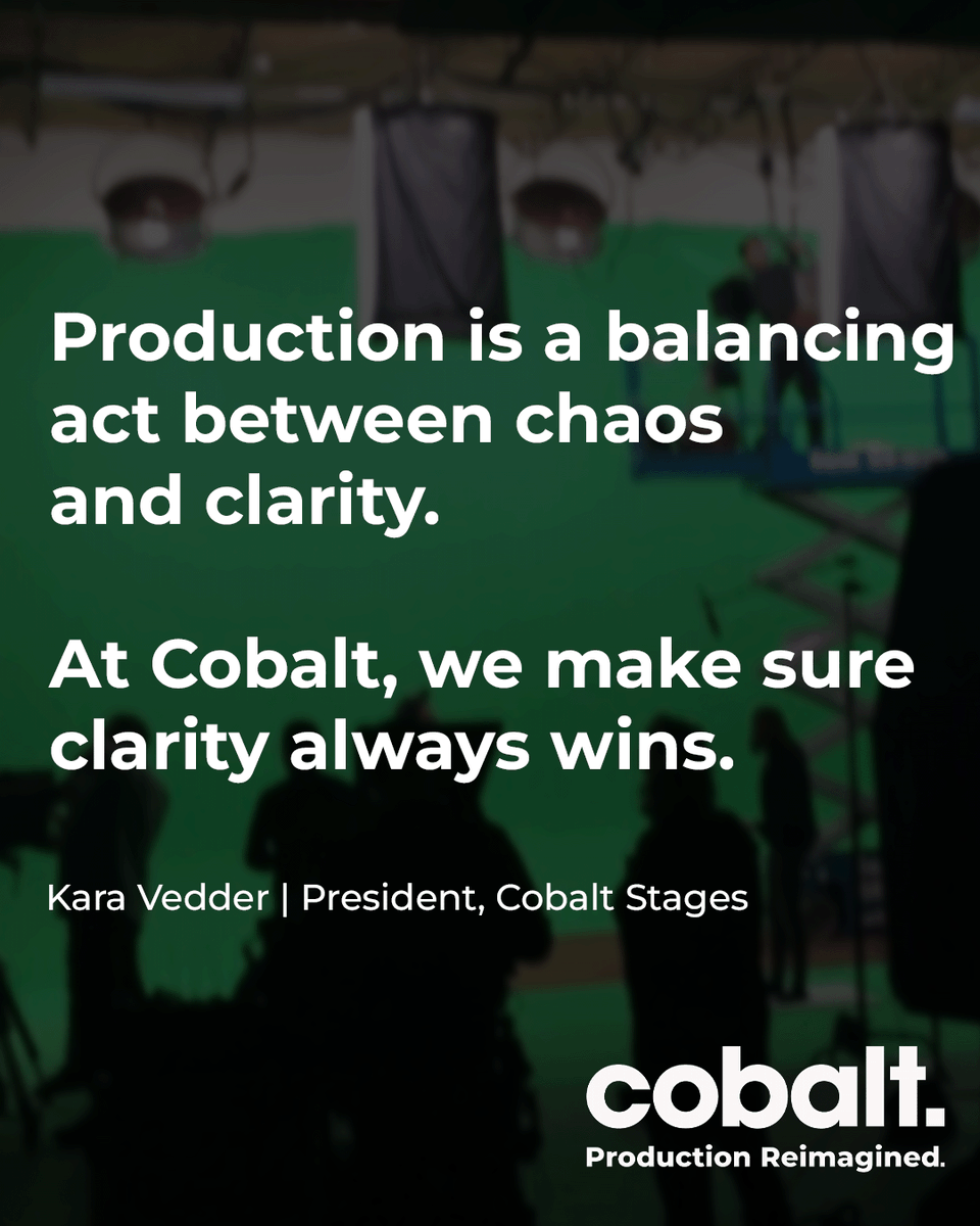 CobaltStages's tweet image. Every set has a little chaos — that’s part of the process.
What matters is how you shape it.
At Cobalt, we turn moving parts into momentum.

#CobaltStages #ProductionReimagined #VirtualProduction #OnSet #FilmMaking