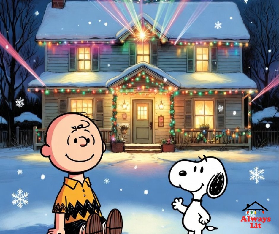 AlwaysLitTX's tweet photo. Even Charlie Brown knows lit lighting is a game changer.

At Always Lit, we make sure your holiday lights are installed safely, reliably, and beautifully. 

DM us for more info and enjoy the glow!

#AlwaysLit #ChristmasLighting #SanAntonioHomes #LEDLighting https://t.co/keo7kEcpeL