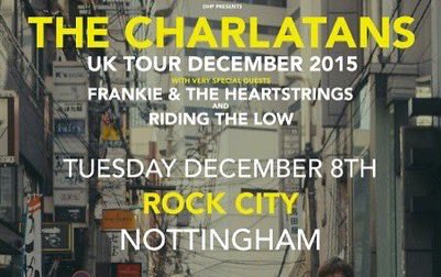 rtlfans's tweet image. 📆 On this day in 2015, @ridingthelow supported @thecharlatans at @Rock_City_Notts.

📷: @jonnokid