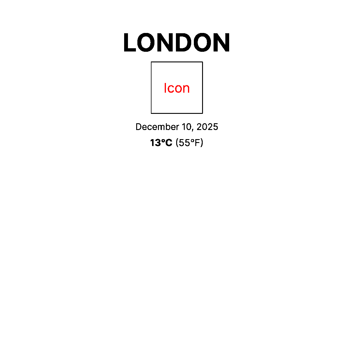 Jason_2772's tweet photo. Updated @TechieBySA prompt to provide more consistent outputs.

Includes:
1. Text position and layout (image reference)
2. Hexadecimal colour for the background
3. Weather Icons by Erik Flowers (influenced)
4. Icon base shape 

[PROMPT]
CITY=New York, USA

Present a clear, 45° top-down isometric miniature 3D cartoon scene of New York, featuring its most iconic landmarks and architectural elements and use the provided layout for text/icon placement and font styling. Use the reference as a guide for the shape of the base of the city isometric icon.

Use soft, refined textures with realistic PBR materials and gentle, lifelike lighting and shadows. Integrate the current weather conditions directly into the city environment to create an immersive atmospheric mood.

Use a clean, minimalistic composition with a soft, solid-colored #ffcc00 background. At the top-center, place the title “New York. ” in large bold text, a prominent weather icon beneath it (use Weather Icons by Erik Flowers) beneath it, then the date (small text) and temperature (medium text).

All text must be centered with consistent spacing, and may subtly overlap the tops of the buildings. Square 1080x1080 dimension.