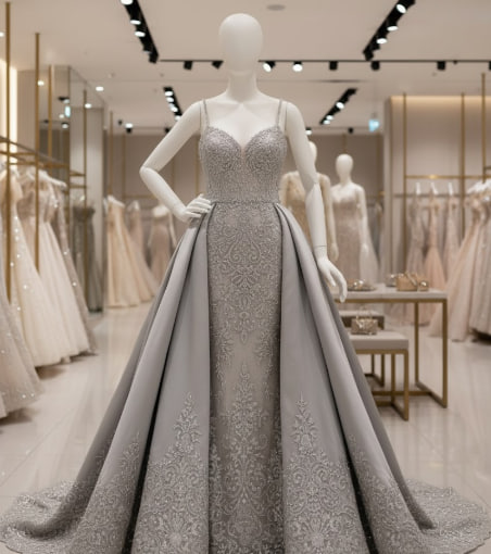 marriaamn's tweet image. Long dress, longer elegance.