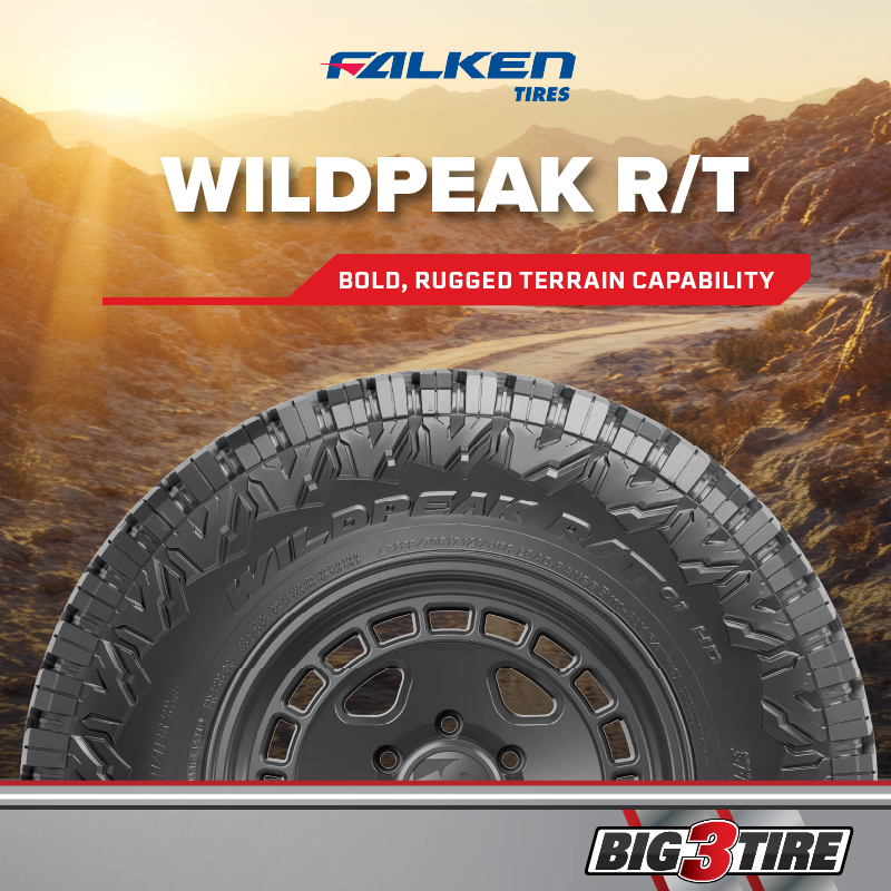 Falken’s WILDPEAK R/T delivers rugged performance, dependable traction, and the durability you need for both work and weekend adventures. Get your pair today at your nearest Big3Tire dealer today!
#mrtire #big3tire #tire #tireshop