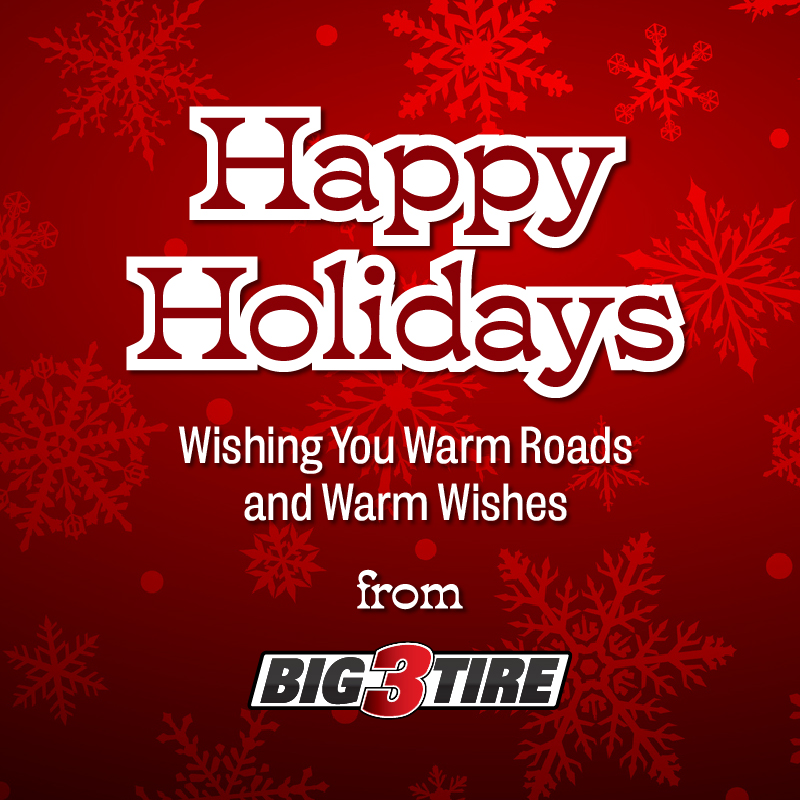 Happy Holidays from our team to yours! ❄️✨
Wishing you safe travels, warm moments, and a joyful season wherever the road takes you.
#mrtire #big3tire #tire #tireshop