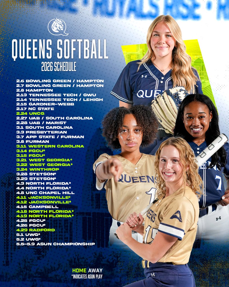Queens Softball tweet media